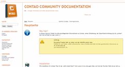 Desktop Screenshot of de.contaowiki.org